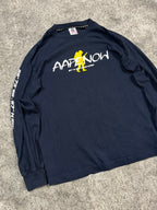 Camiseta de manga larga BAPE Y2K Vintage "Azul Marino" (M)