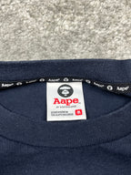 Camiseta de manga larga BAPE Y2K Vintage "Azul Marino" (M)