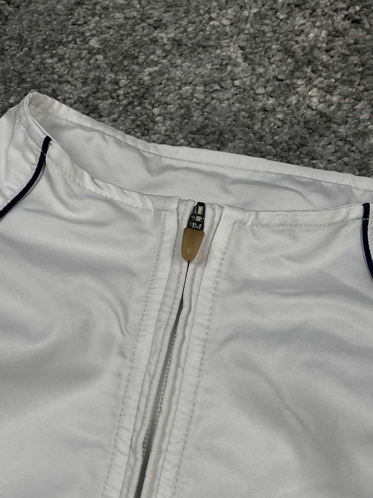 Chaqueta deportiva Nike vintage años 2000 "Blanco/Azul marino" (XL)
