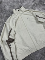 Veste de survêtement Nike vintage années 2000 "Beige/Marron" (S)