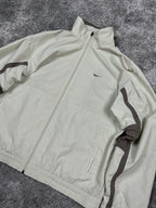Veste de survêtement Nike vintage années 2000 "Beige/Marron" (S)