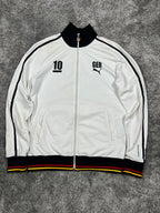 Germany x Puma Rare Zipper/Hoodie Vintage 2000s "White/Black" (M)