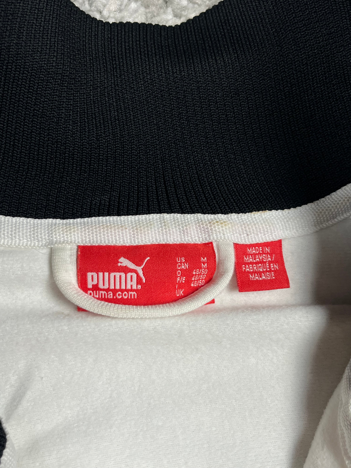Germany x Puma Rare Zipper/Hoodie Vintage 2000s "White/Black" (M)