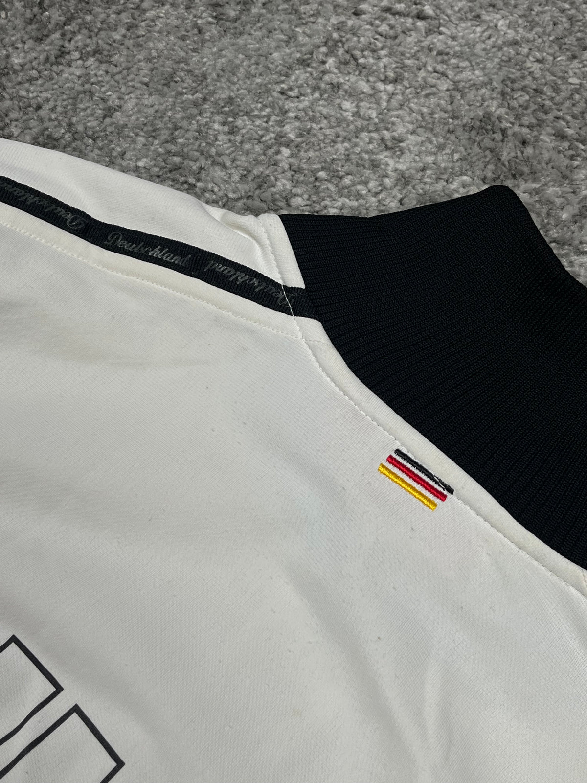 Germany x Puma Rare Zipper/Hoodie Vintage 2000s "White/Black" (M)