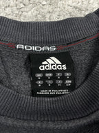 Adidas Hoodie Vintage 2000s "Gray/Red" (S)