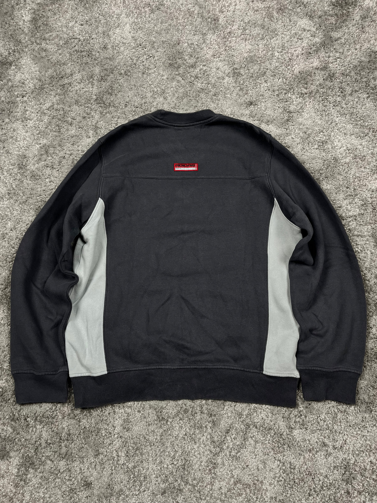 Adidas Hoodie Vintage 2000s "Gray/Red" (S)
