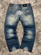Jeans Dolce & Gabbana Y2K Baggy Streetwear con estampado "Denim" (33/43)