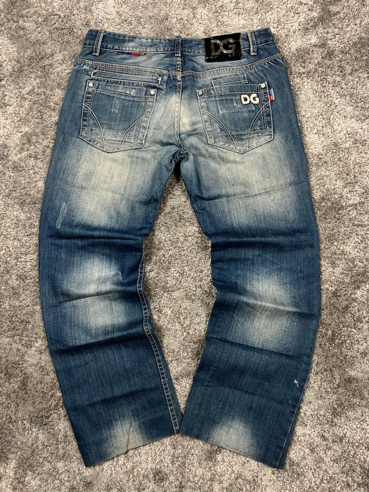 Dolce Gabbana Jeans Y2K Baggy Streetwear "Denim" Estampado (33/43)