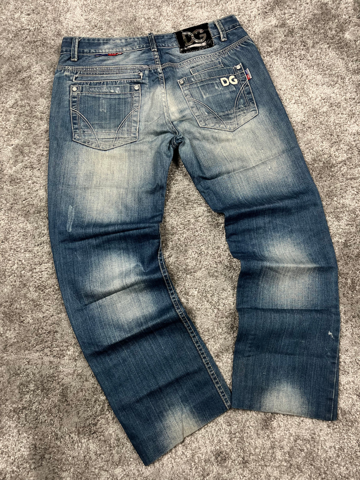 Dolce Gabbana Jeans Y2K Baggy Streetwear "Denim" Estampado (33/43)