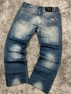 Jeans Dolce & Gabbana Y2K Baggy Streetwear con estampado "Denim" (33/43)