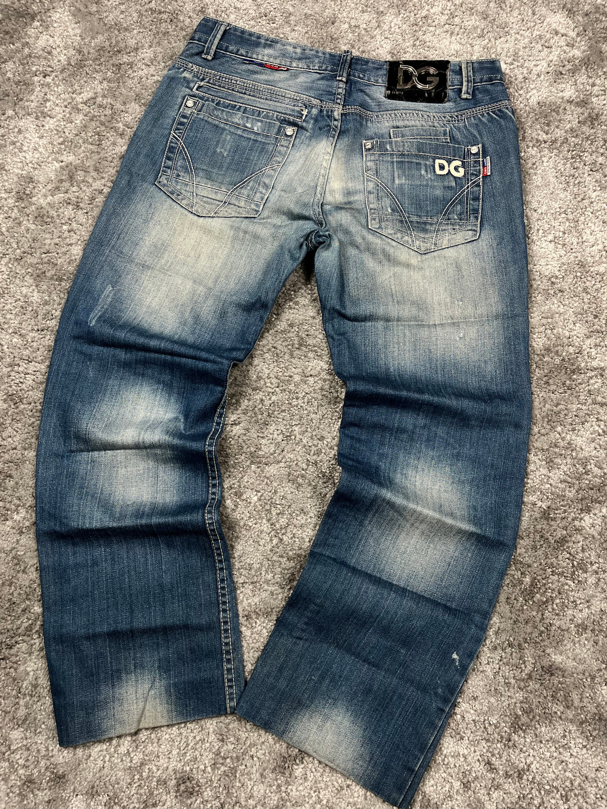Dolce Gabbana Jeans Y2K Baggy Streetwear "Denim" Estampado (33/43)
