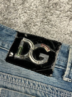 Jeans Dolce & Gabbana Y2K Baggy Streetwear con estampado "Denim" (33/43)