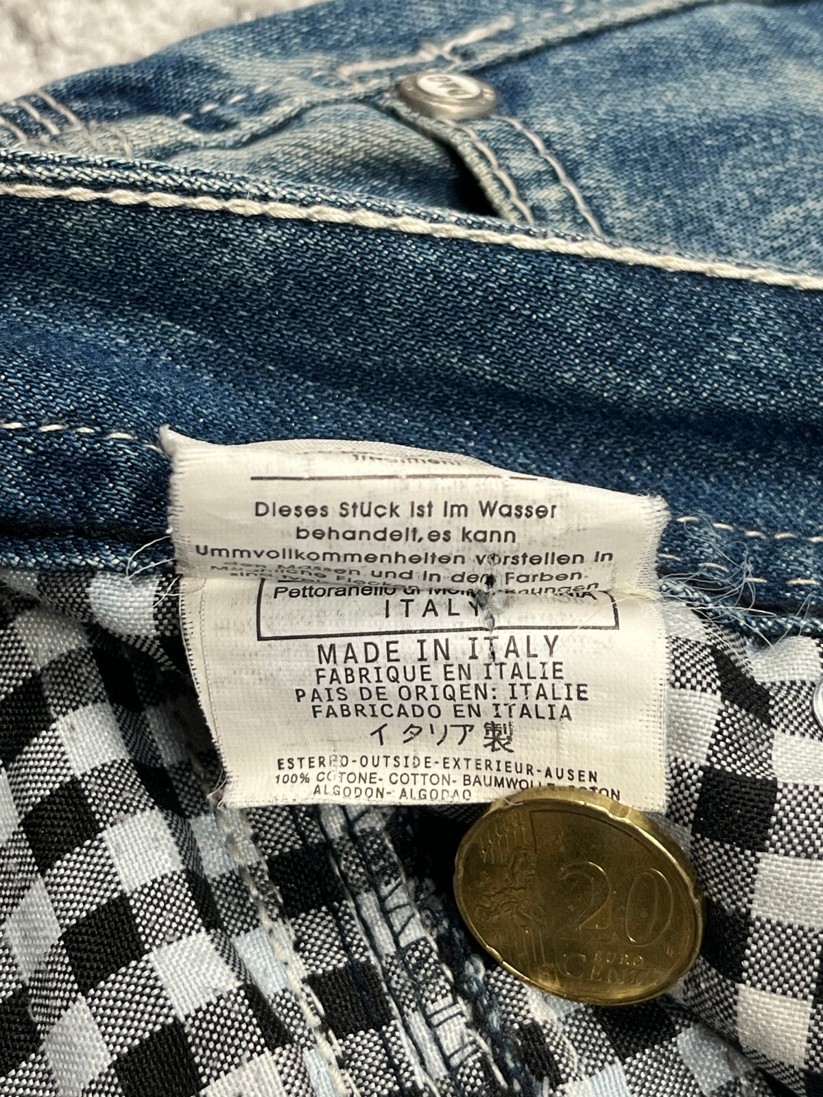Jeans Dolce & Gabbana Y2K Baggy Streetwear con estampado "Denim" (33/43)