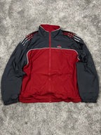 Adidas TrackJacket Vintage 2000s "Red/Gray" (L)