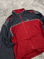 Adidas TrackJacket Vintage 2000s "Red/Gray" (L)