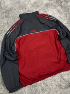 Adidas TrackJacket Vintage 2000s "Red/Gray" (L)