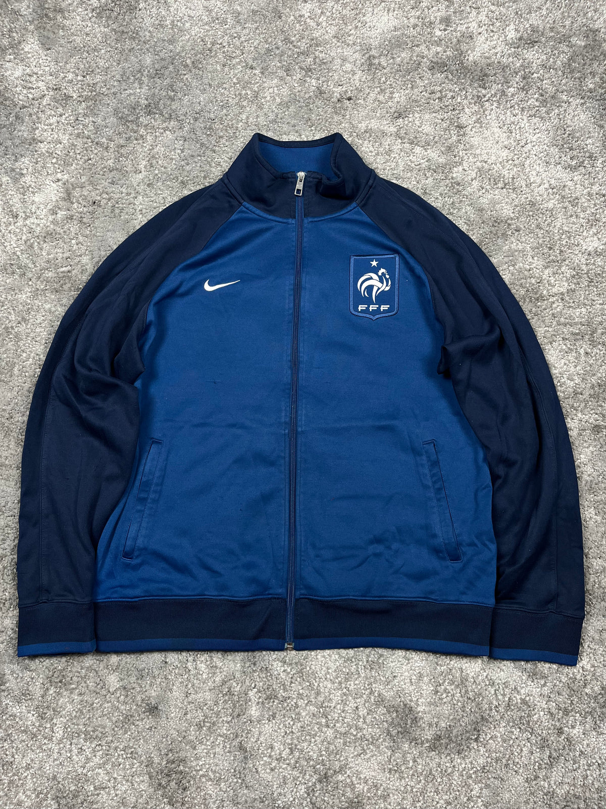 Nike x France Hoodie Vintage 2000s "Navy/Blue" (L)
