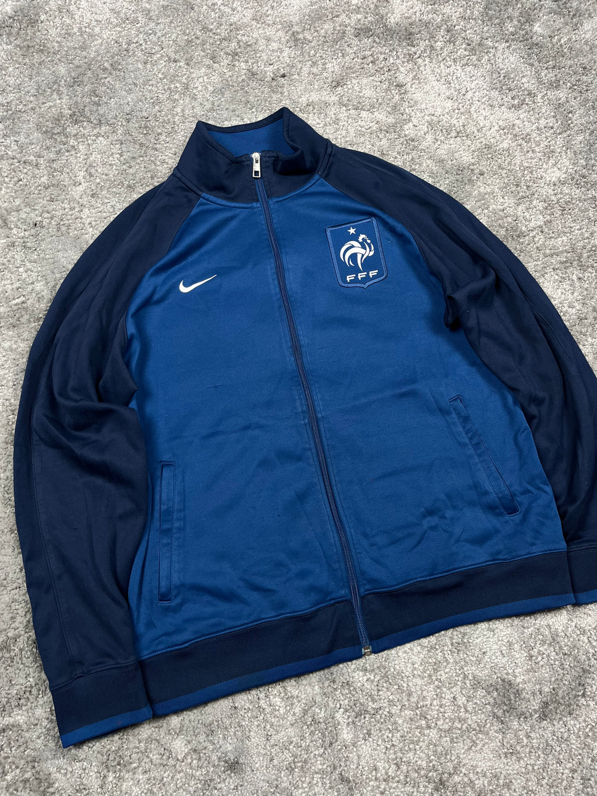 Nike x France Hoodie Vintage 2000s "Navy/Blue" (L)