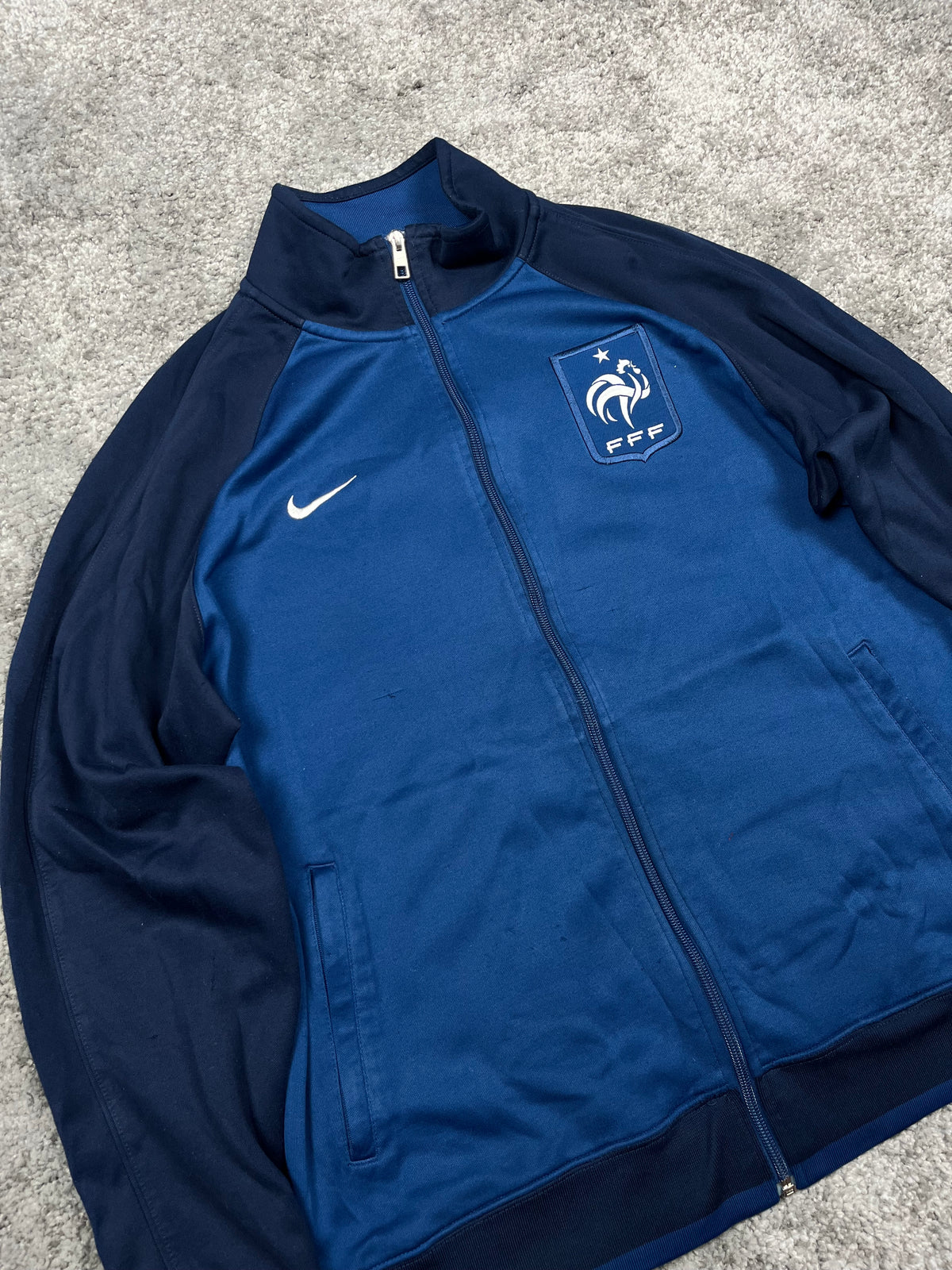 Nike x France Hoodie Vintage 2000s "Navy/Blue" (L)