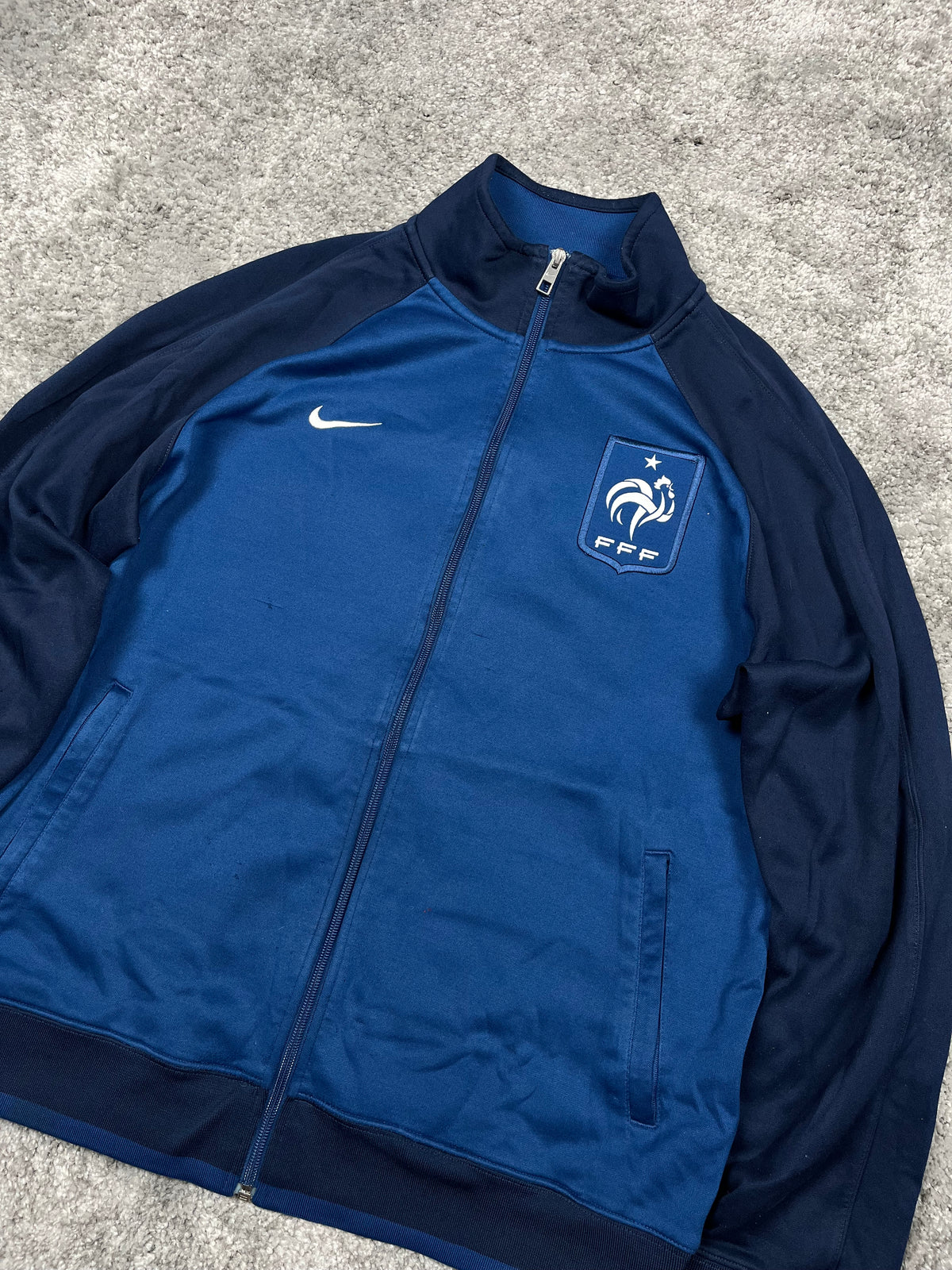 Nike x France Hoodie Vintage 2000s "Navy/Blue" (L)
