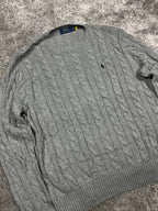 Polo Ralph Lauren Cable Knit Vintage "Grey" (L)