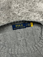 Polo Ralph Lauren Cable Knit Vintage "Grey" (L)