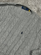 Polo Ralph Lauren Cable Knit Vintage "Grey" (L)