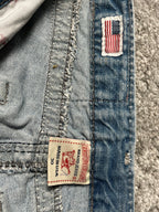 Jeans True Religion Y2K Baggy Streetwear "Denim" Estampado (30/40/S)
