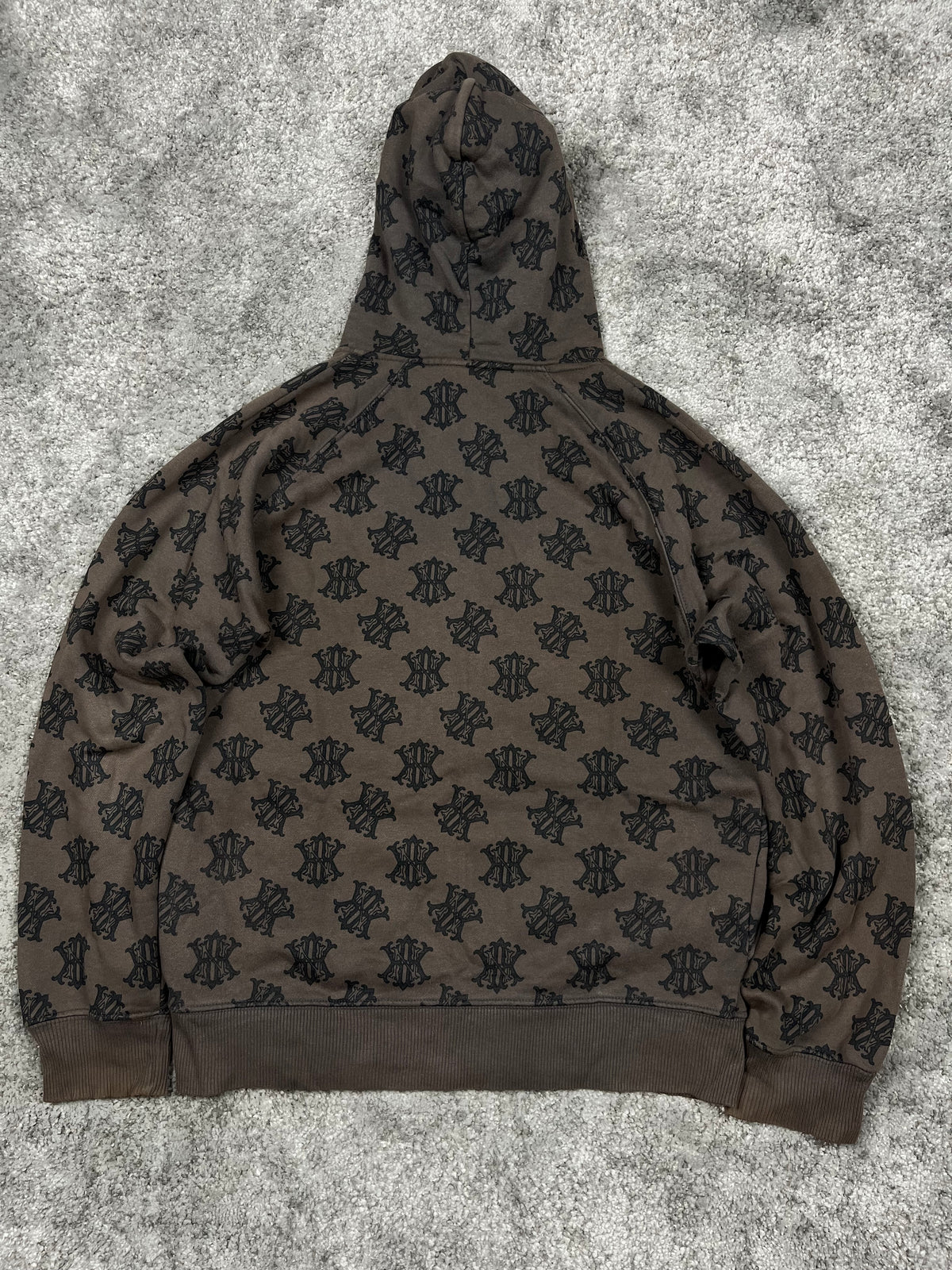 Sudadera con cremallera Nike Vintage años 2000 "Marrón/Negro" (M)