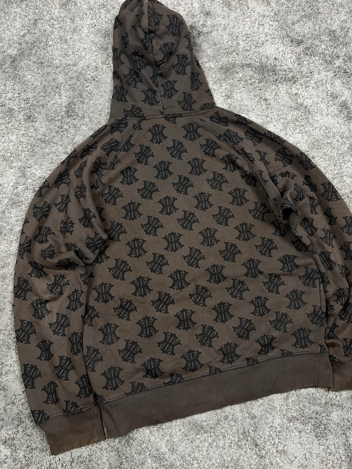 Sudadera con cremallera Nike Vintage años 2000 "Marrón/Negro" (M)