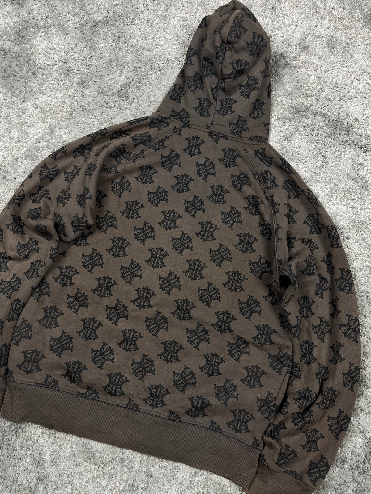 Sudadera con cremallera Nike Vintage años 2000 "Marrón/Negro" (M)