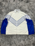 Veste de survêtement Nike Vintage années 2000 "Blanc/Bleu" (L)