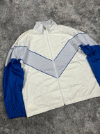Veste de survêtement Nike Vintage années 2000 "Blanc/Bleu" (L)