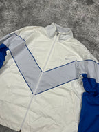 Veste de survêtement Nike Vintage années 2000 "Blanc/Bleu" (L)