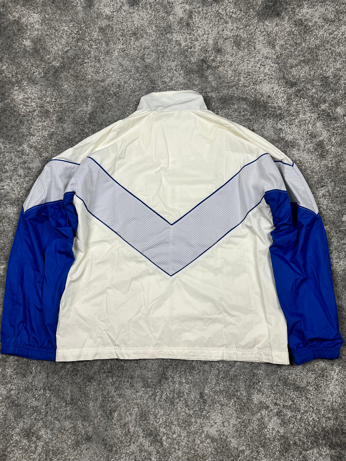Veste de survêtement Nike Vintage années 2000 "Blanc/Bleu" (L)