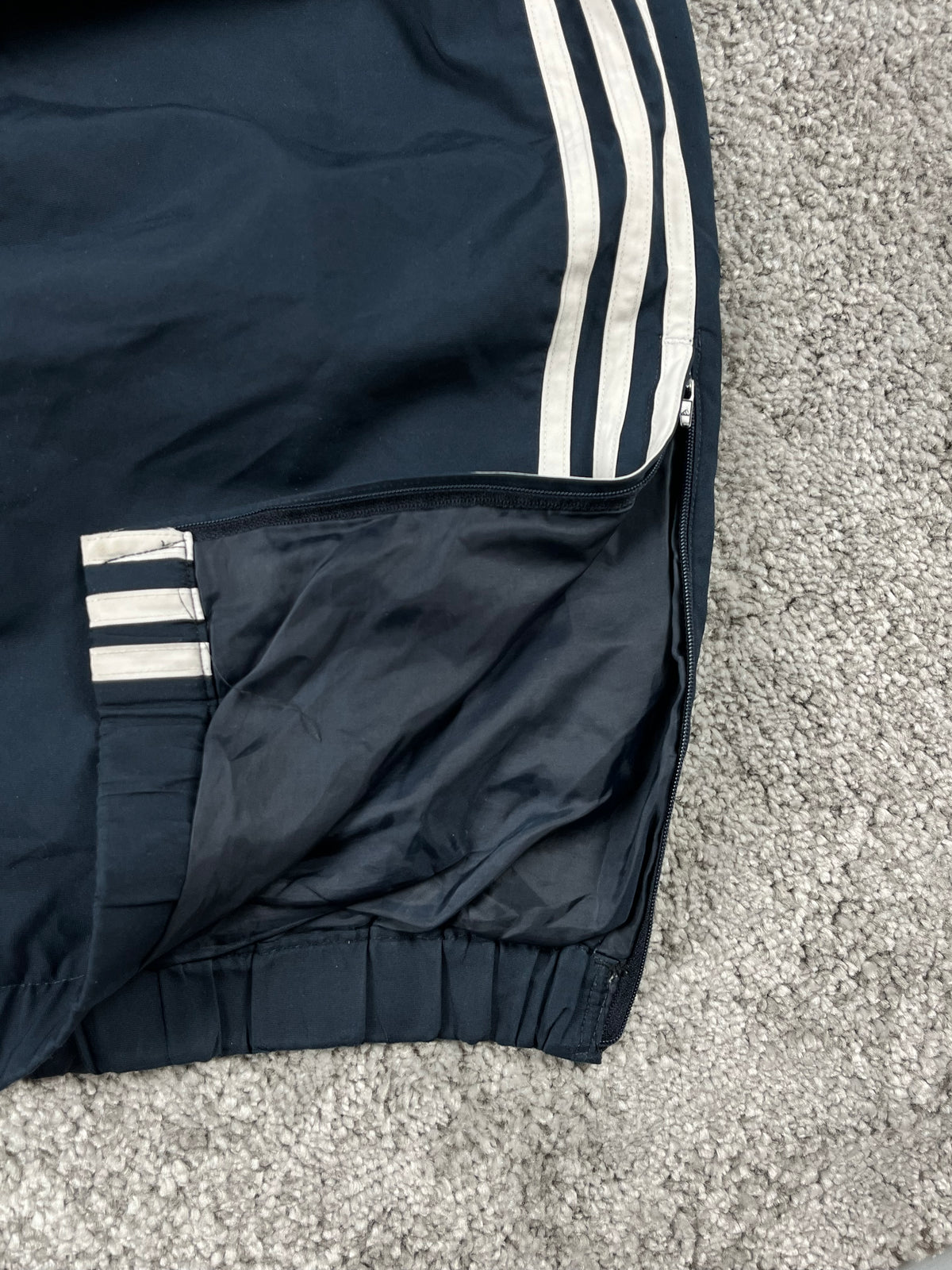 Pantalón de chándal Adidas Vintage años 2000 "Azul marino/Blanco" (L)