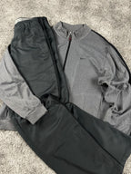 Survêtement Nike vintage années 2000 "Gris/Noir" (M)