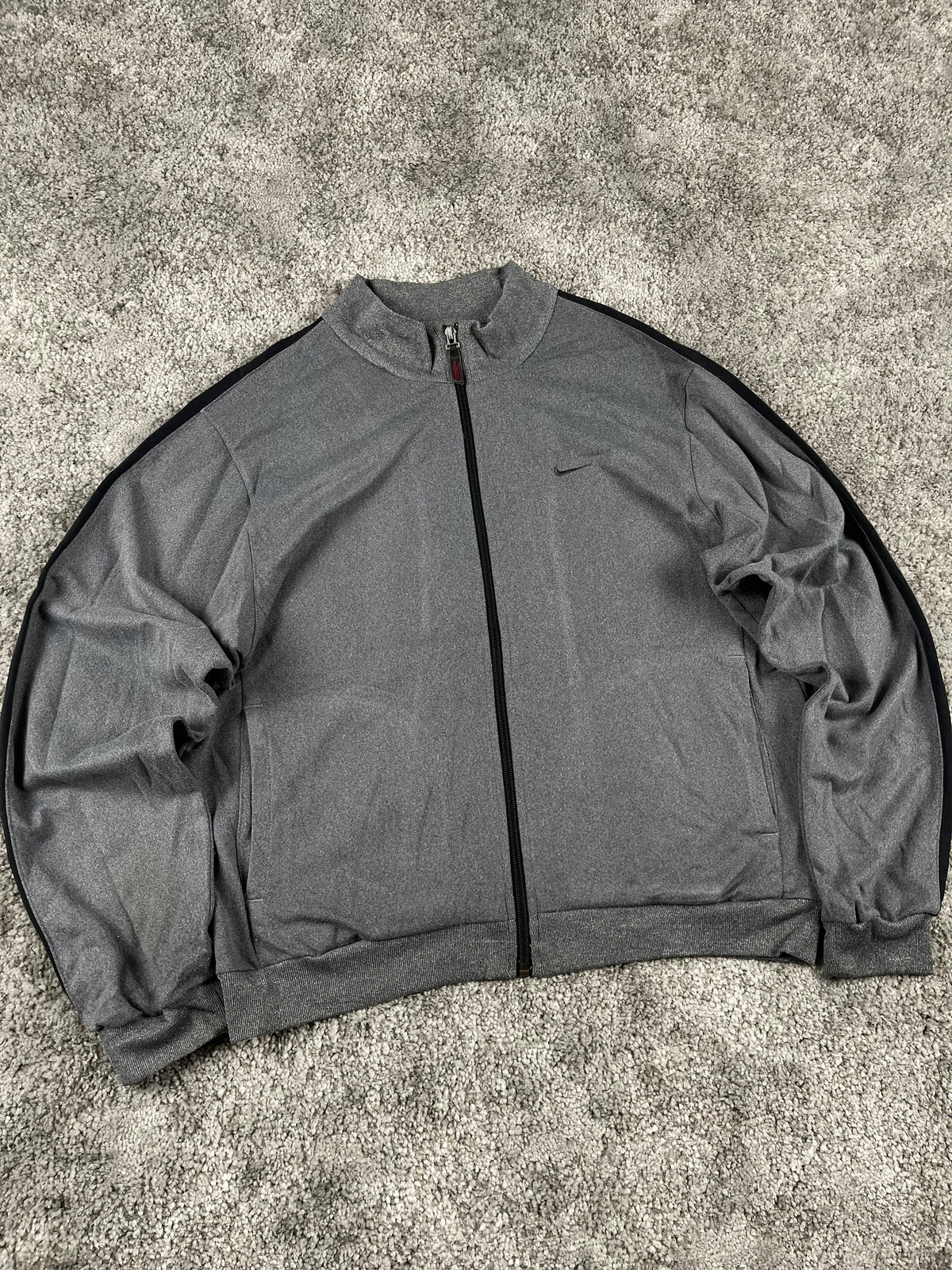Survêtement Nike vintage années 2000 "Gris/Noir" (M)