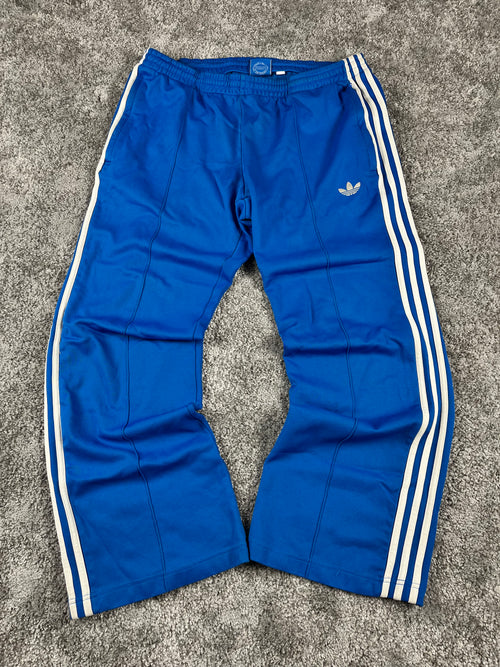 Pantalón de chándal Adidas 3 bandas vintage años 2000 "Azul/Blanco" (L)