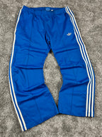 Pantalón de chándal Adidas 3 bandas vintage años 2000 "Azul/Blanco" (L)