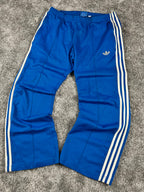 Pantalón de chándal Adidas 3 bandas vintage años 2000 "Azul/Blanco" (L)