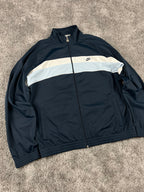 Nike Zipper/Hoodie Vintage 2000s "Navy/White" (M)