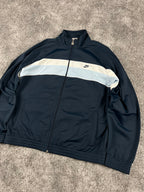 Nike Zipper/Hoodie Vintage 2000s "Navy/White" (M)