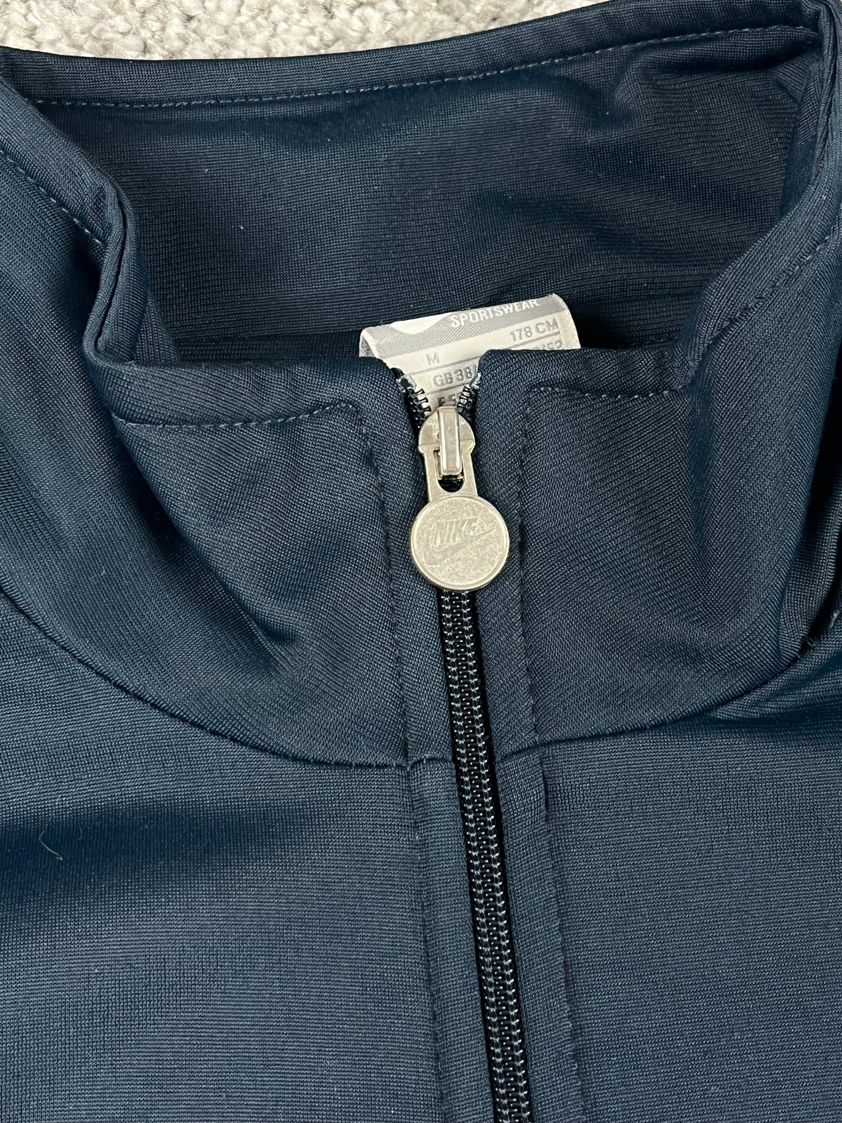 Nike Zipper/Hoodie Vintage 2000s "Navy/White" (M)