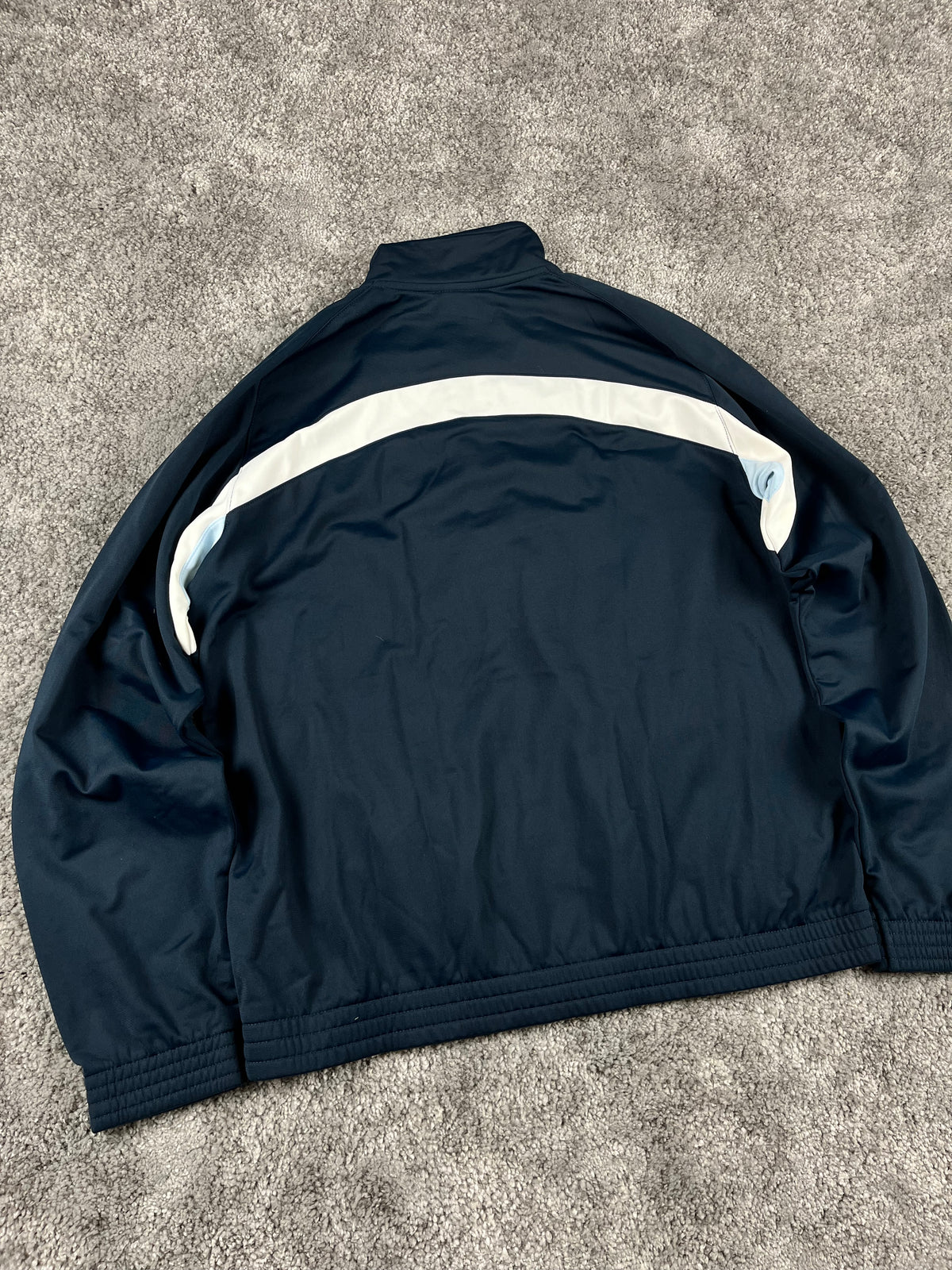 Nike Zipper/Hoodie Vintage 2000s "Navy/White" (M)
