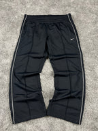 Pantalon de survêtement vintage Nike années 2000 "Noir/Blanc" (L)