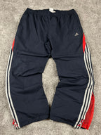 Pantalón de chándal Adidas vintage años 2000 "Azul marino/Blanco/Rojo" (XXL)