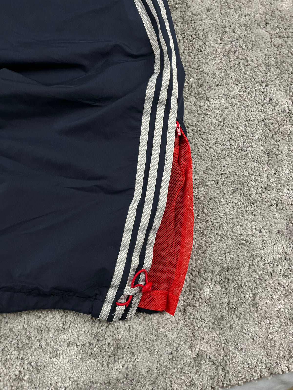 Pantalón de chándal Adidas vintage años 2000 "Azul marino/Blanco/Rojo" (XXL)