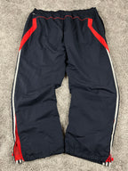 Pantalón de chándal Adidas vintage años 2000 "Azul marino/Blanco/Rojo" (XXL)