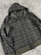 Chaqueta acolchada Dickies vintage de los años 2000 "Marrón/Negro" (M)
